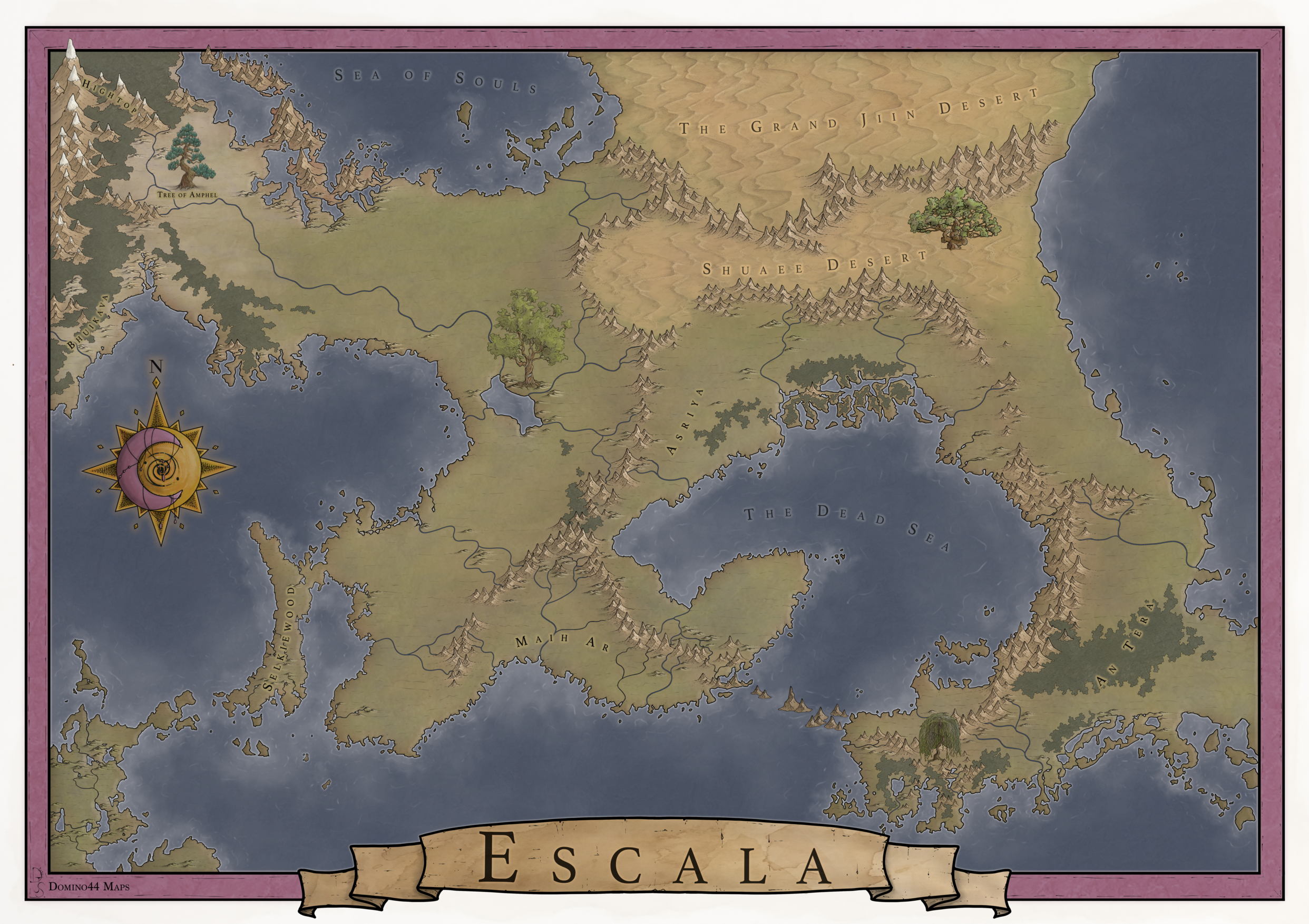 Map of Escala